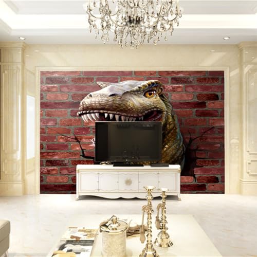 Poster Tableaux Muraux Dinosaure 3D pour transformer le salon familial en jungle