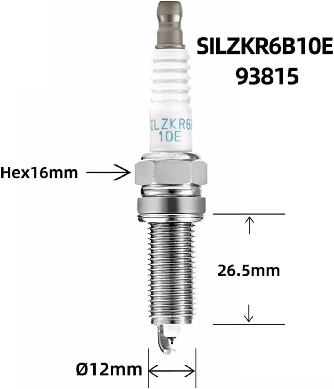 4PCS Iridium Platinum Plugs SILZKR6B10E 93815 OE 18846-10060