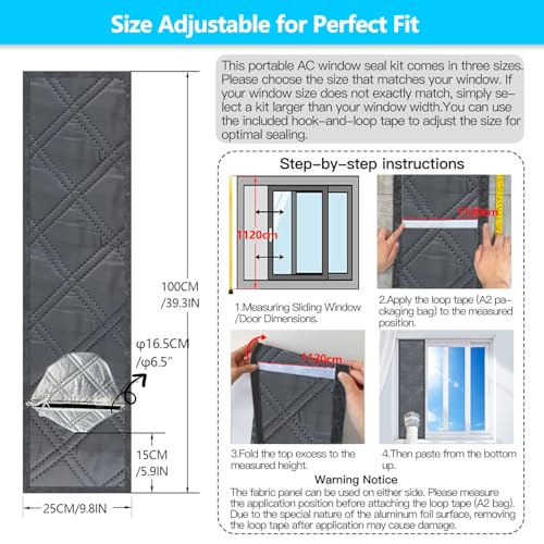portable dual hose air conditioner Kit product image