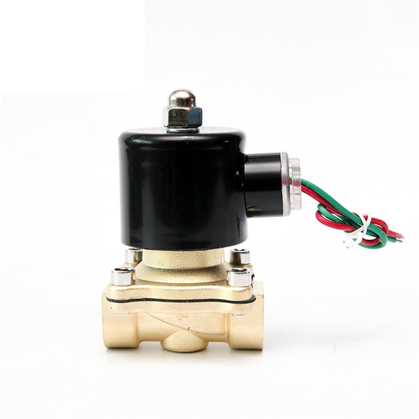 Ieumjnat Bsp-240Vac 1/2" Normally Closed Brass Solenoid Valve Electric 220V For Water Oil Gas(Bsp-240Vac)