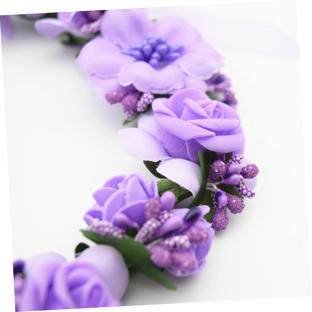 minkissy 3pezzi Floreale Per Sposa e Damigelle Ghirlanda Di Fiori Per Matrimonio e Party Accessorio Elegante e Naturale Per Foto e Cerimonie