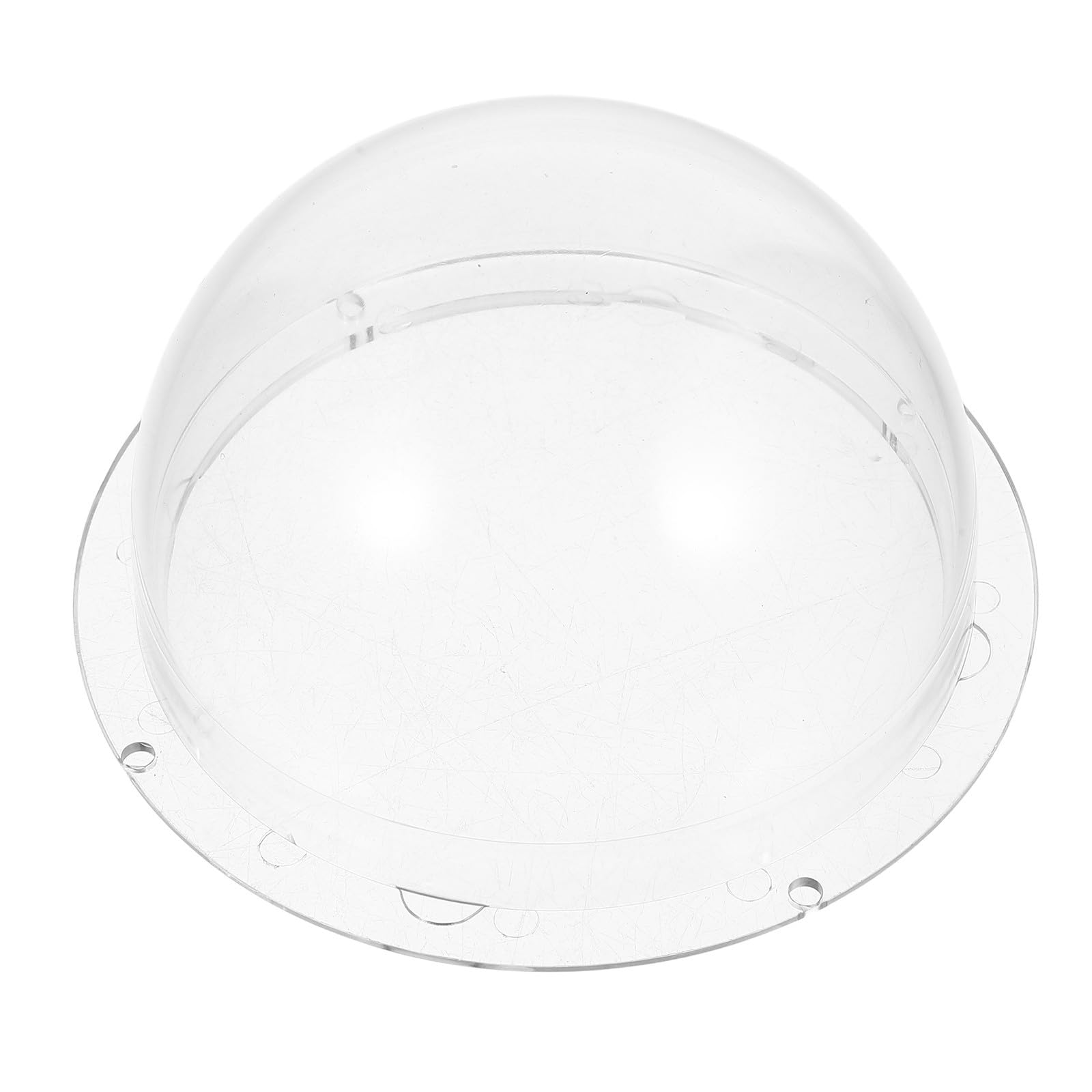 DOITOOL Copertura per telecamera di sicurezza - Copertura per telecamera a cupola da 3,8'' in acrilico trasparente resistente alle intemperie - Protezione per alloggiamento a cupola per