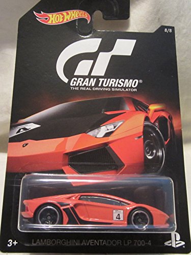 Hot Wheels 2016 Gran Turismo Lamborghini Aventador LP 700-4 8/8, Orange