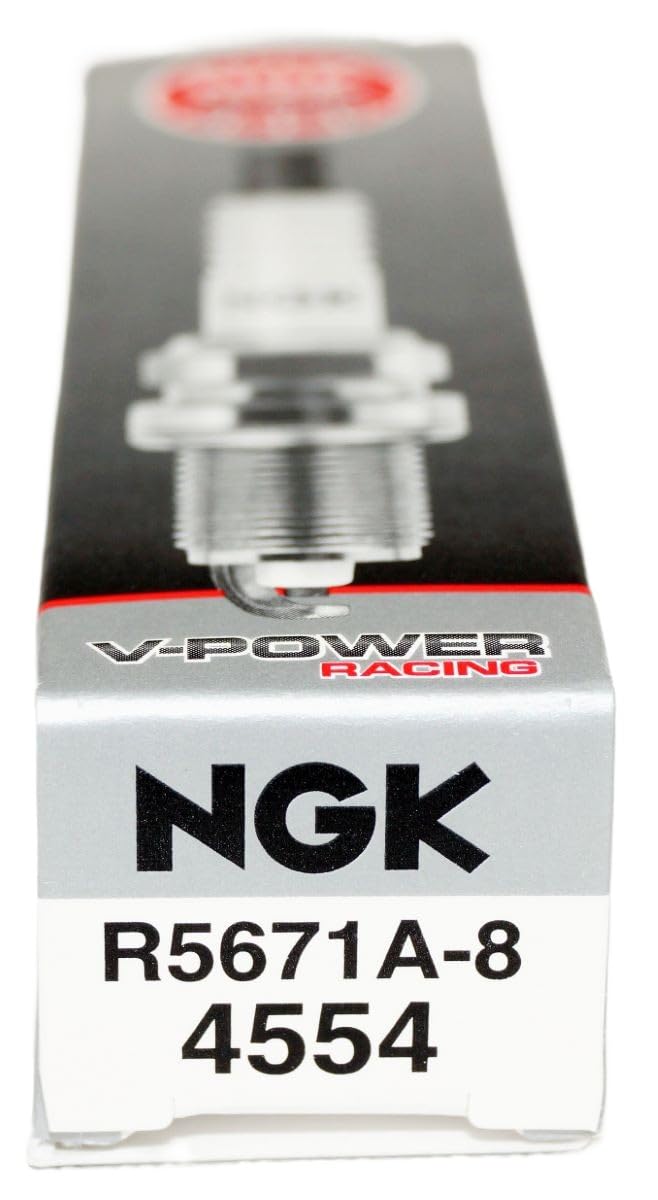 Zestaw 8 szt. świec zapłonowych NGK Racing 4554 niklowa końcówka rdzeniowa standardowa 0 032 cali R5671A 8