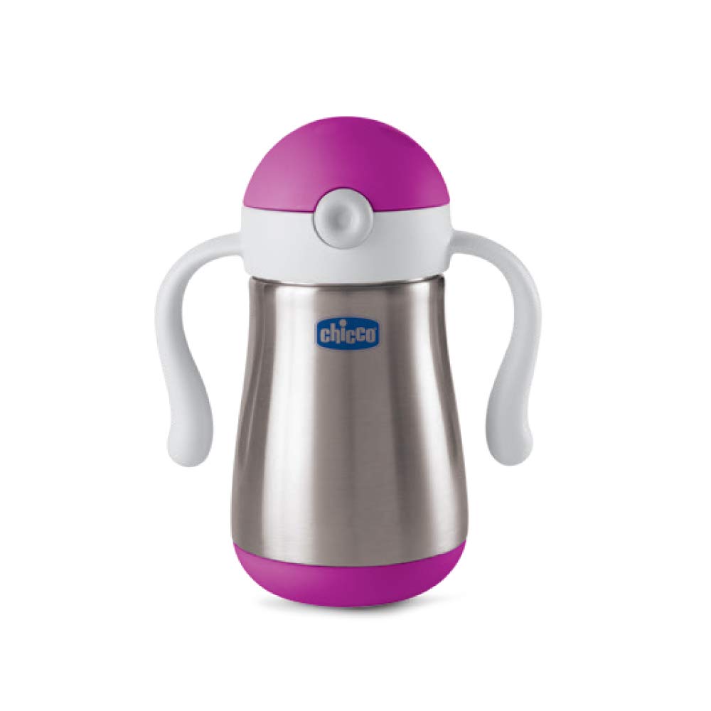Buy Chicco Stainless Steel Power Cup Girl 18M+, 220 milliliter