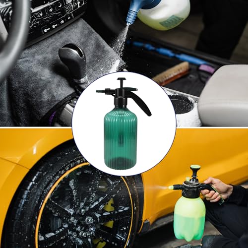 Hihaha Sprühflasche/Außenpflanzenzerstäuber Pump-Sprühflasche Wasserpumpe für Garten Zuhause/Einstellbarer Kunststoff 2L / 1 Stück Grün