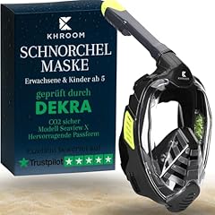 Khroom Schnorchelmaske für Erwachsene...
