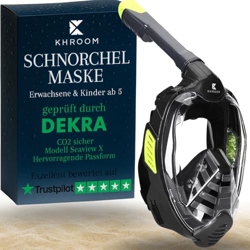 Khroom Schnorchelmaske für Erwachsene & Kinder von DEKRA...