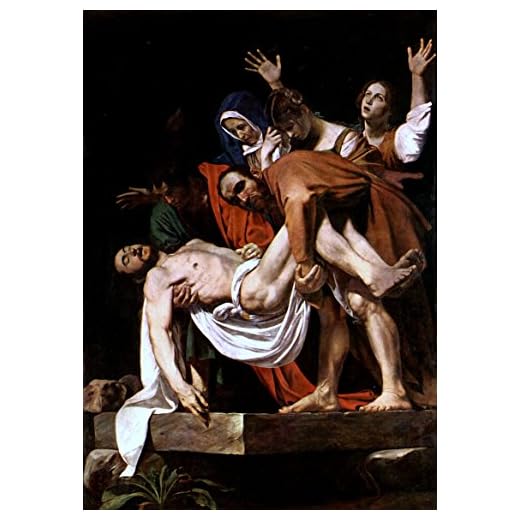 Michelangelo Merisi da Caravaggio: The Entombment of Christ. Fine Art Print/Poster. Size A4 (29.7cm x 21cm)