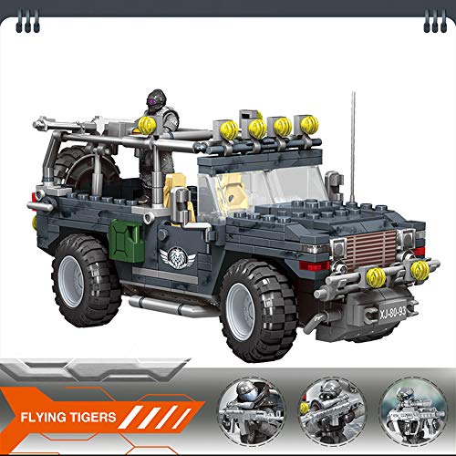 YEIBOBO ! Special Forces Mini Military Action Figure with Weapons and Accessories (Flying Tigers Team XJ-834)