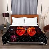 Oduo Moderna Colcha de Verano Colcha Bouti Colcha Acolchada para Cama Suave y Cómoda - Edredón Fresca Lavable para Primavera y Entretiempo Individual Matrimonio Infantil (Universo Rojo,230x280cm)