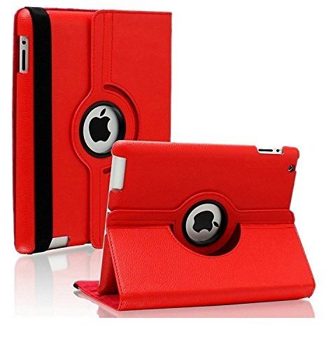 iPad 2 3 4 case. MOCA 360°Degree Rotating PU Leather Smart Flip Case Cover for Apple iPad 2 3 4 flip case Cover Models. A1460, A1459, A1458, A1416, A1430, A1403, A1397, A1396, A1395 (Red) (B074X6CXX3) Amazon Price History, Amazon Price Tracker