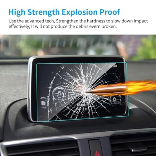 Écran Tactile LCD Protection Acier Mazda 3 Évitez les Rayures GPS - 3