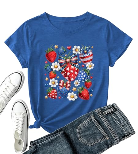 Image of 4th of July Floral American Flag Tank Top for Women Patriotic Sleeveless Apparel