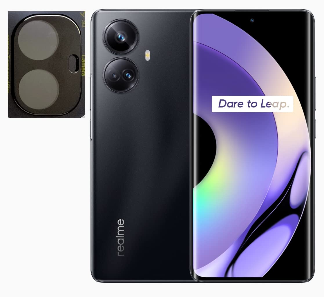 HOBBYTRONICS Camera Lens Protector, Compatible with Realme 10 Pro+, Realme 10 Pro Plus [No Bubbles] [No Effect on Taking Pictures]