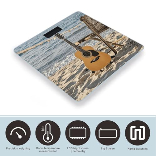 Báscula Digital de Baño Guitar on The Beach 400 lb miniatura 3