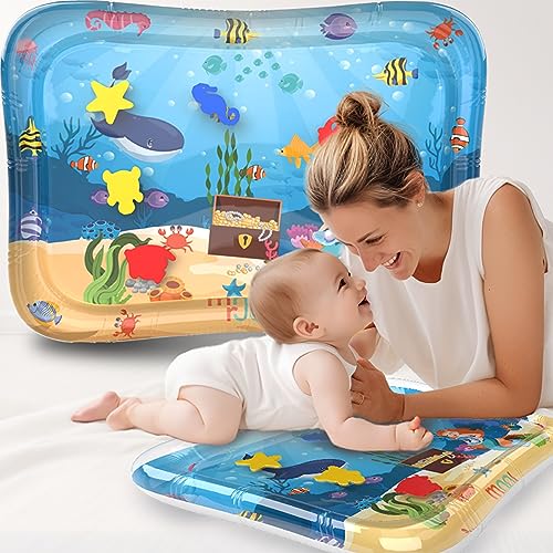 Wasserspielmatte Baby | Sensorische Wassermatte 70x50cm Für Sinnesentwicklung