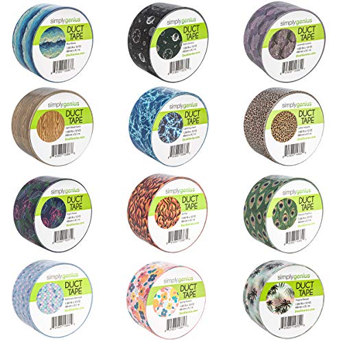 image for Simply Genius (36 Pack) Patterned and Colored Duct Tape Variety Pack T