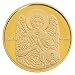 Produktbild Medaille mit Münze, Motiv Heiliger Michael der Erzengel, Gelbgold 16 mm, 0.07oz, 2.25 g