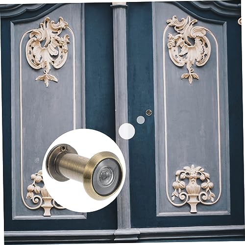 Mirilla de Seguridad para Puerta con Lente de Vidrio HD, Ángulo Amplio, Ojo de Gato Ajustable, Fácil Instalación para Casa miniatura 3