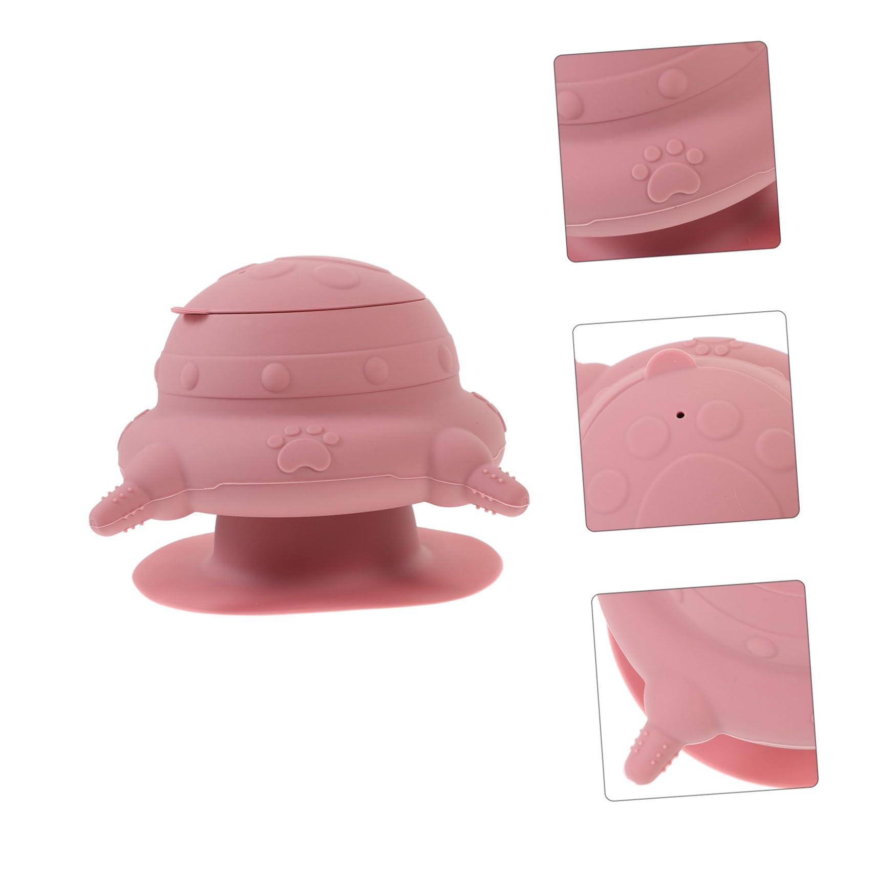 Levemolo Puppy Food Bowl Set Silicone Puppy Milk Feeder Realistic Nipples for Small Pets Kitten Feeder Suction Bottom