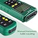 MS6818 Wire Tracker Portable Telephone Cable Locator, Underground Pipe Wire Detector, Professional Cable Toner Finder, Electrical Circuits, Pipelines, Fuses, Switches, Short Circuits Finder