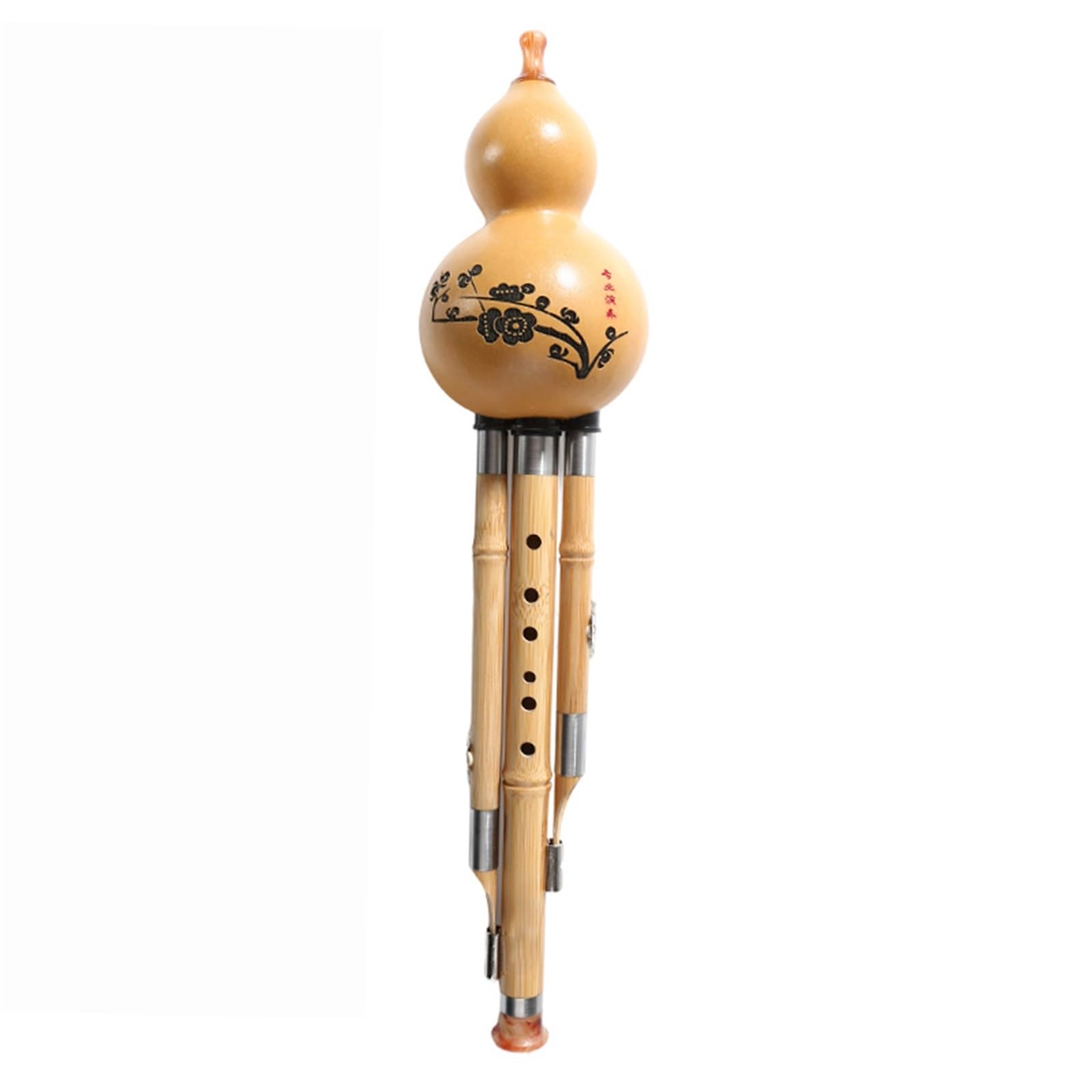 Instrumento De Flauta Hulusi Bambú Dorado, Nueve Hoyos, Siete Hoyos, Examen Para Adultos Principiantes, Instrumento Hulusi, Melodía B, Melodía C, Melodía G, Melodía F(7 holes,C)