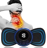 Mini Massageador Pulso Elétrico Portátil Recarregável Dor Muscular Pescoço Coluna Costas Pernas Ems - YODHE