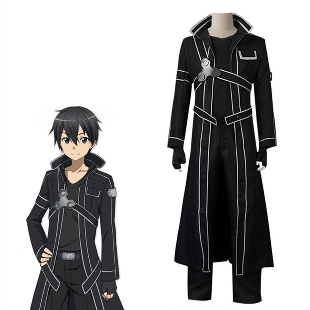 SAO キリト アインクラッド編 コスプレ衣装セット（女性用M・武器・ブーツ付） SAO キリト アインクラッド編 コスプレ衣装セット（女性用M