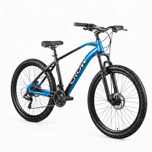 Image of CROW - Black Ninja 21 Speed Gear Cycle | 29 inch T Cycle for Boys 12 to 15 Years | Bicycle for Men Adult | Mountain Bike with Front Suspension & Dual Disc Brakes| Unisex MTB Cycle for Men |