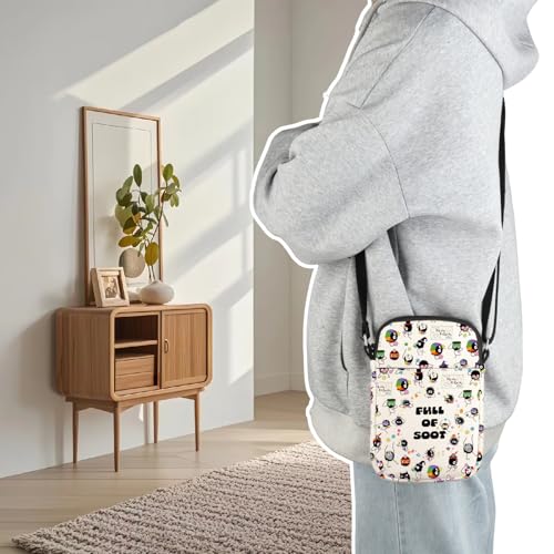 MBMSO Soot Sprite Crossbody Bag Full of Soot Inspired Gift for Anime Lover Fan Soot Sprite Adjustable Strap Bag4