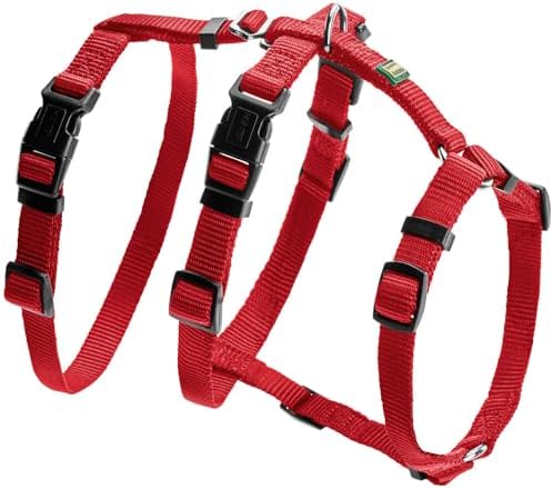 HUNTER Sicherheitsgeschirr VARIO RAPID, Panikgeschirr mit extra Bauchgurt, ausbruchssicher & verstellbar, auch als klassisches Y-Geschirr nutzbar, leichte Klickverschlüsse, Farbe: