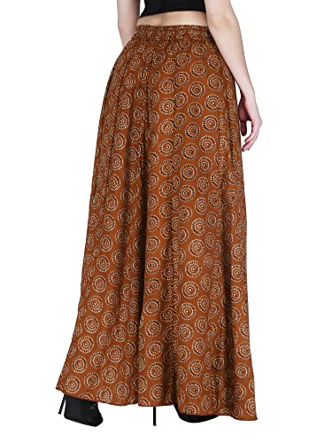 Image of Sttoffa Cotton Printed Women Wear Maxi Long Skirt 40 inch inch Full Length
