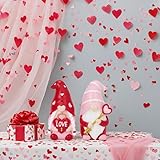 Valery Madelyn Valentine's Day Decorations, 2pcs Gonk Decorations, Table Decor, Resin Garden Gnome Ornaments Outdoor, Valentine Gift for Her, 8cm - Image 5
