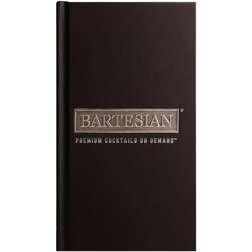 Bartesian 2026 Premium Cocktail Menu Book - Mixed Drinks Recipe Bartender Book with Pairings, Recommendations, Pictures & Recipes of Bartesian Cocktails - Mixology Bartending Book for Home Bar