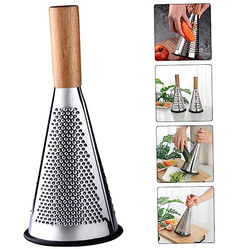 Rallador de queso portátil de acero inoxidable 2 piezas miniatura 5