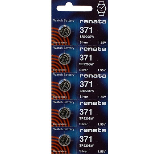 371 Watch battery - Strip of 5 Batteries (Original Version)