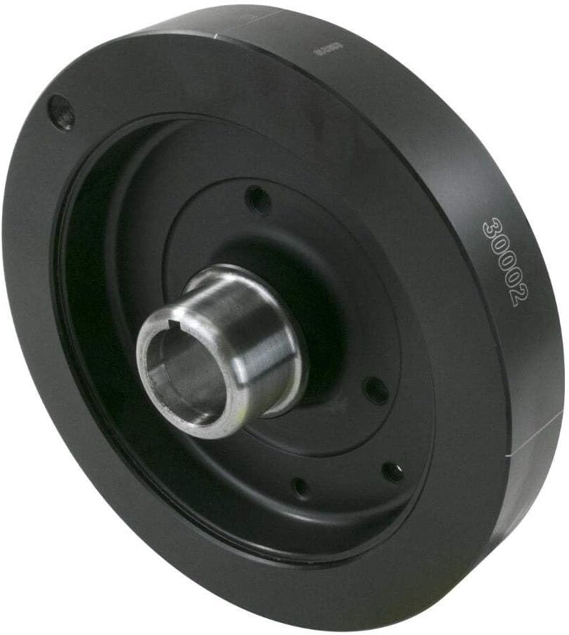 TSP 8" Satin Black Harmonic Balancer for Chevy Small Block SB 262 350
