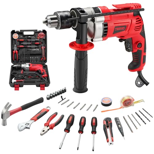 TEENO Taladro Percutor con Cable 910W, Taladro Percutor...