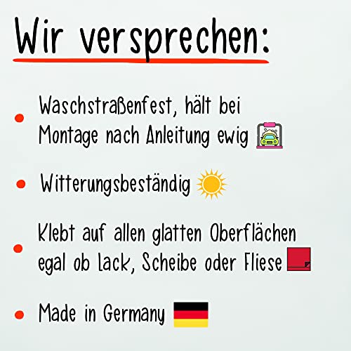 Hellweg Druckerei Wasserski Herzschlag Wassersport Ski Sport Liebe Auto Aufkleber Sticker Heckscheibenaufkleber - Image 6