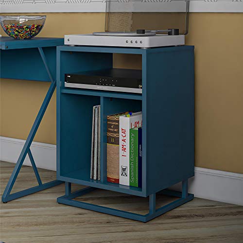 Novogratz Regal Turntable Stand Blue
