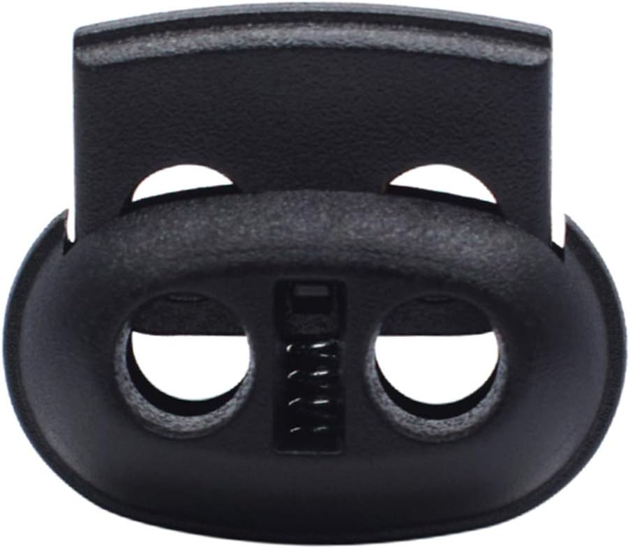 Amazon.com: KEEJEA 25 Pack Cord Lock Toggles Oval Double Barrel Stopper ...