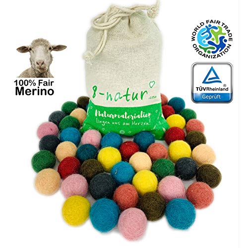 8-Natur Amici Mix Collezione di 50 Palline in