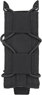 Tactical Magazine Pouch 9mm Pistol Single Mag Bag Molle Flashlight Pouch Torch Holder Hunting Knife Holster Shooting Airsoft