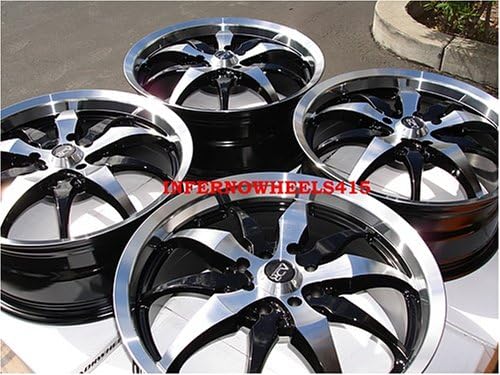 Amazon Com 18 Adr Venomous Black With Polish Lip Wheels A Set Of 4 Wheels Automotive Amazon Com 18 Adr Venomous Black With Polish Lip Wheels A Set Of 4 Wheels Automotive