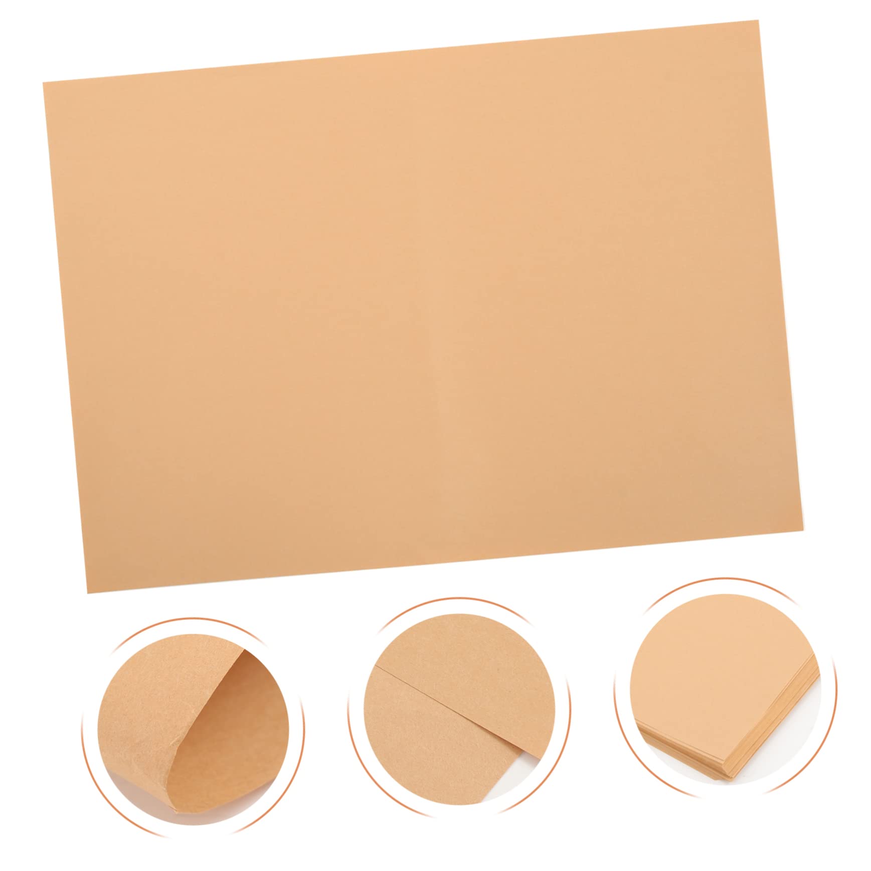 PartyKindom 45 Sheets Present Packing Sheets Brown Kraft Wrapping Paper Vintage Wrapping Paper for Birthday Banquet