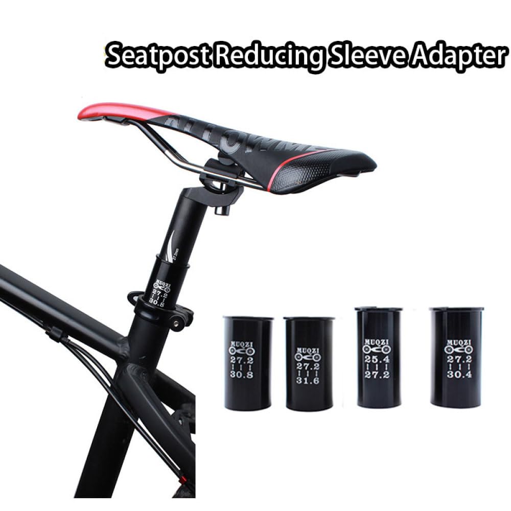 Adaptateur Diamètre Selle VTT Adaptateur Tube De Selle Vélo - Réduction 27.2mm Vers 30mm - Alliage Aluminium Léger Manchon Alu 27.2mm