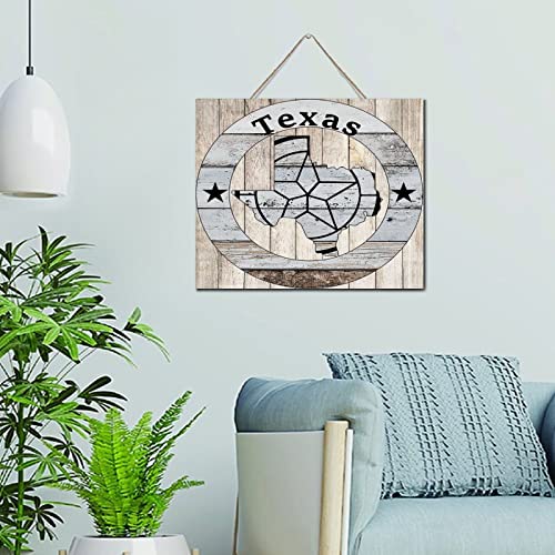 Décoration murale bois Texas Lone Star pour salon au style retro unique