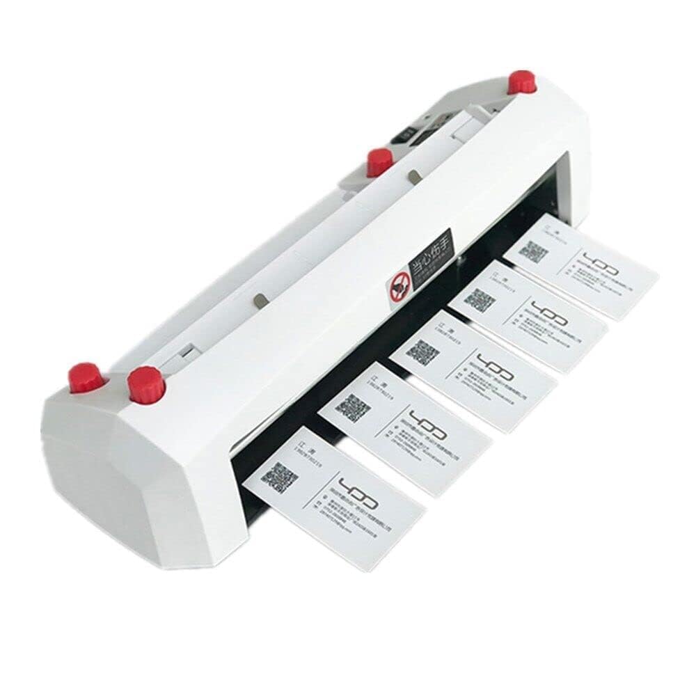 Electric Cutter for 3.5"x2" Card, Automatic Business Card Cutter Binding Machine-110V