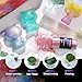 LET'S RESIN 60 Colors Mica Powder,Natural Pearlescent Pigment Powder for Epoxy Resin/UV Resin for Candle Making, Color Pigment Dye, Painting, Bath Bombs, Art Crafts